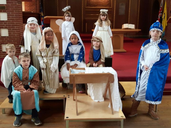Young Explorers nativity presentation, January 2018
